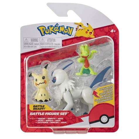 Pok Mon Battle Figure Pack Absol Treecko Mimikyu The Model Shop