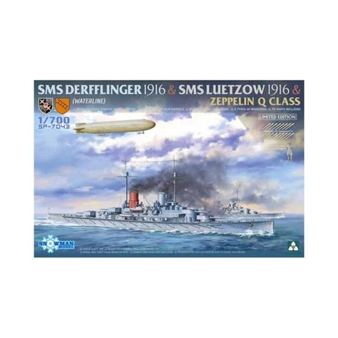 Takom TAKSP7043 1 700 Limited Edition SMS Derfflinger 1916 SMS Luetz