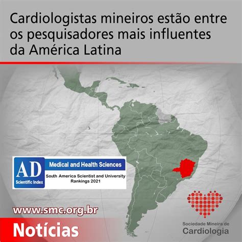 Cardiologistas Mineiros Est O Entre Os Pesquisadores Mais Influentes Da Am Rica Latina