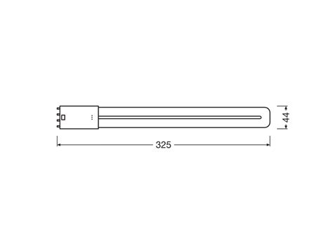 Pistokantalamppu OSRAM Dulux Led L24 HF 12W 3000K 1350lm 2G11 K Rauta