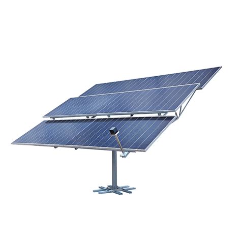 Dual Axis Solar Tracking System Kw Smart Tracker Sun Power Clean