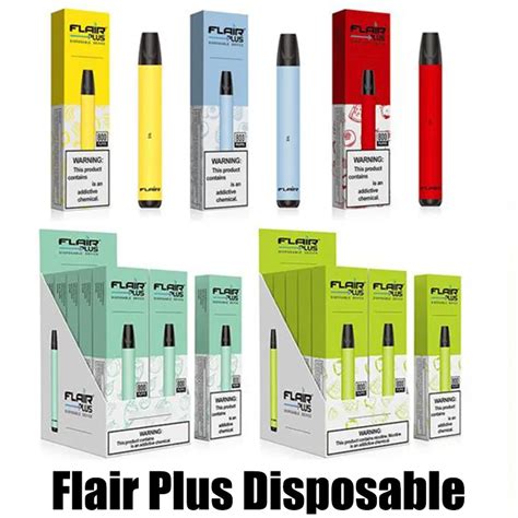 Flair Plus Disposable Vape Battery E Cigarettes 800 Puffs Pen Devices