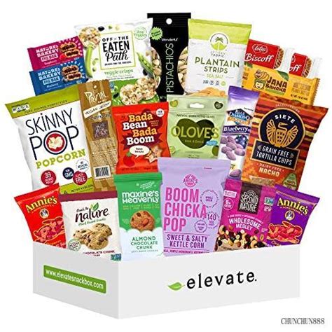 Premium Vegan Snack Box Assortment, Healthy Care Package For Adults ...