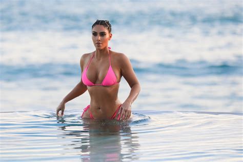 KIM KARDASHIAN In Bikini At KKW Beauty Photoshoot In Cabo San Lucas 08