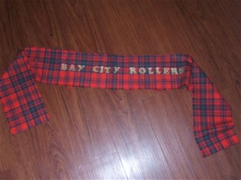 Bay City Rollers 54" Tartan Scarf Memorabilia~1977 Concert Tour | eBay