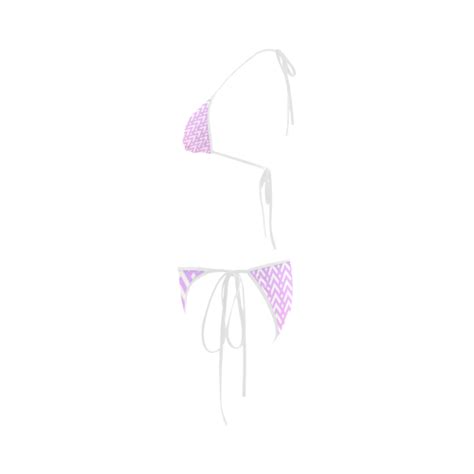 Chevrons And Diamonds Custom Bikini Swimsuit ID D394022
