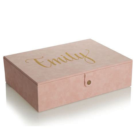 Personalisierte Schmuckbox Glitzer Etsy De