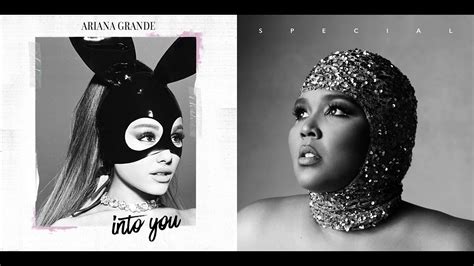 Ariana Grande Into You Vs Lizzo About Damn Time MASHUP YouTube