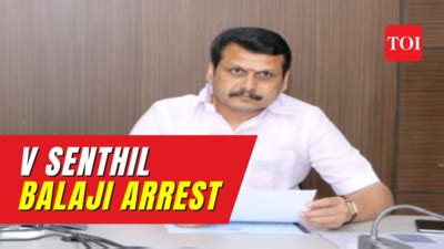 Senthil Balaji Latest News Political Sparks Fly As Ed Arrests Dmk