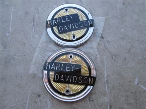 Harley Davidson Gas Tank Fuel Tank Emblems Panhead Fl Flh Duo