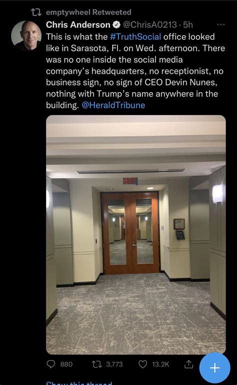 Looks like Truth Social is abandoned? This is what it looked like on