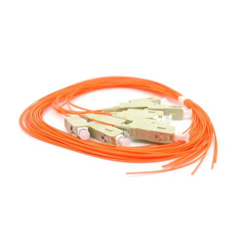 Sc 12 Core Fiber Optic Pigtail Cable Optical Fiber Patch Cord China