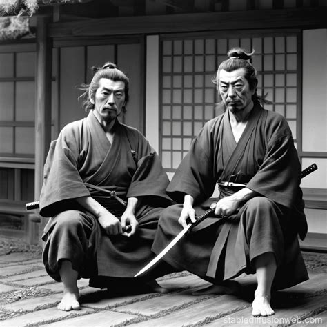 Miyamoto Musashi Vs Sasaki Kojiro Duel Stable Diffusion Online