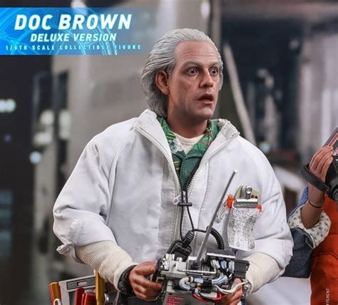 Doc Brown Deluxe Version Sixth Scale Figure By Hot Toys Egyfigures