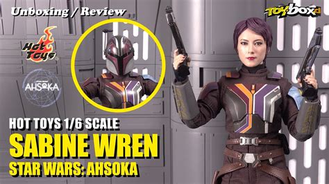 HOT TOYS SABINE WREN STAR WARS AHSOKA 1 6 Scale Unboxing Review YouTube