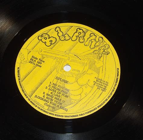 Sex Pistols Spunk Blank Records Bla Sid Vicious Johnny Rotten Punk Etsy