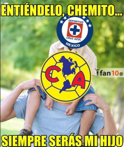 Los memes de la eliminación de Cruz Azul ante América America Y Ya