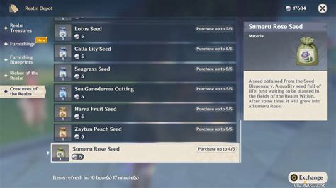 Genshin Impact Sumeru Rose Seeds Location Item Level Gaming