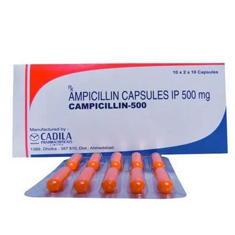 Campicillin Ampicillin Capsules 500 Mg Prescription Treatment