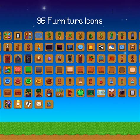 iOS 259 Icons | Stardew Valley iPhone IOS14 App Icons Pack | Aesthetic