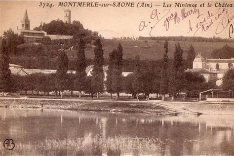 Montmerle MONTMERLE Sur Saone Les Minimes Et Le Chateau Carte