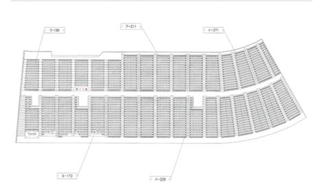 座席表予想図 アリーナ