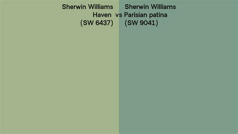 Sherwin Williams Haven Vs Parisian Patina Side By Side Comparison