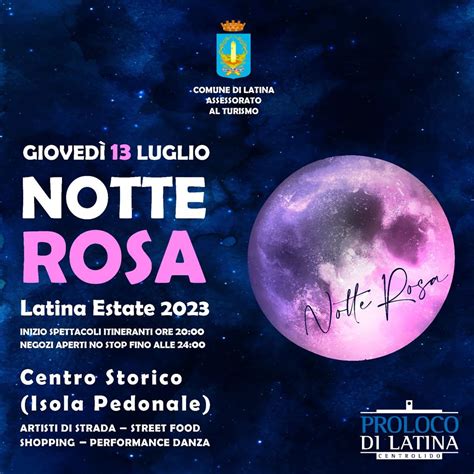 Notte Rosa A Latina Una Festa Imperdibile ItLatina