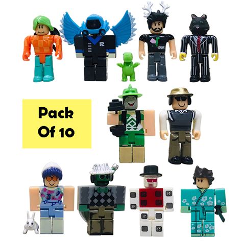 Roblox 10 Pcs Celebrity Collection - Pack of 10 Figure Roblox Classics ...