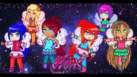 Winx Club Transformação Cosmix Gacha Club especial 100 inscritos