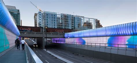 Calgary Underpass Design Brightens Pedestrian Experience News