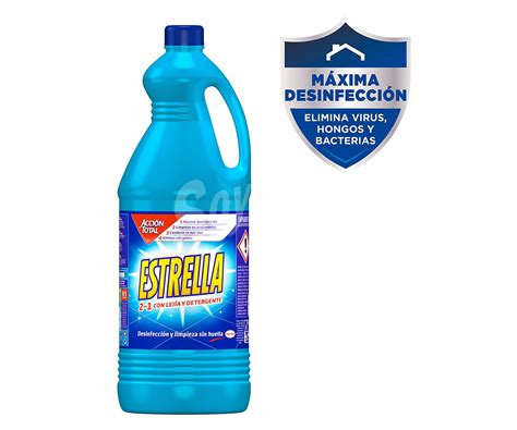 Estrella Lej A Azul Limpiador Con Lej A Y Detergente Estrella L