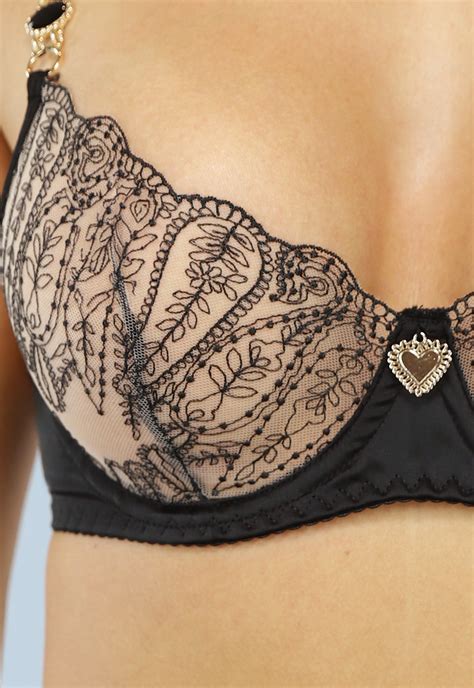 Zwarte Kanten Lingerie Set Met Gouden Details Uwantisell Nl