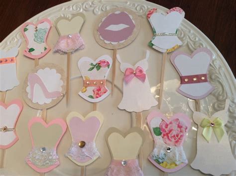 Bachelorette Party Cupcake Toppers Corset Lingerie Lips And Etsy