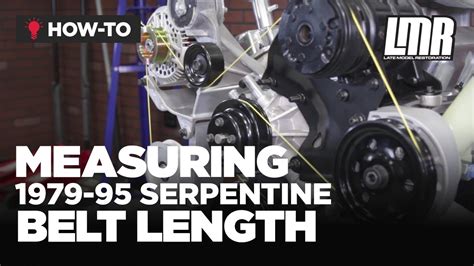 How To Measure Mustang Serpentine Belt Length 79 95 Youtube