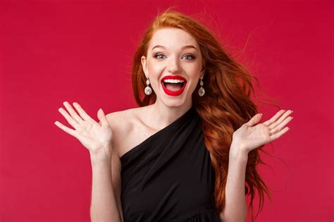 Premium Photo Portrait Of A Woman In A Black Dress