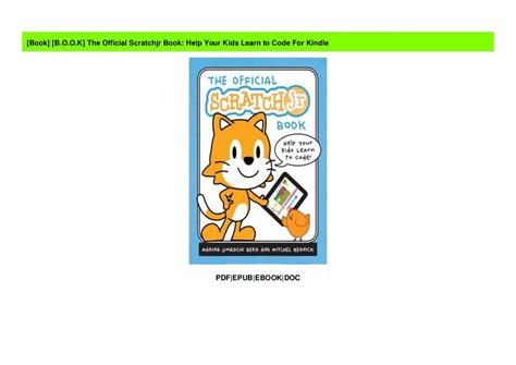 Book The Official Scratchjr Book Help Your Kids Learn To Code For