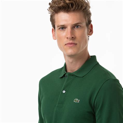 Lacoste Erkek Slim Fit Uzun Kollu Ye Il Polo