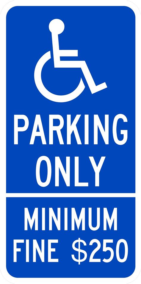 Handicap Parking Sign Vector at Vectorified.com | Collection of