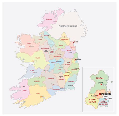 dublin ireland map of city 1