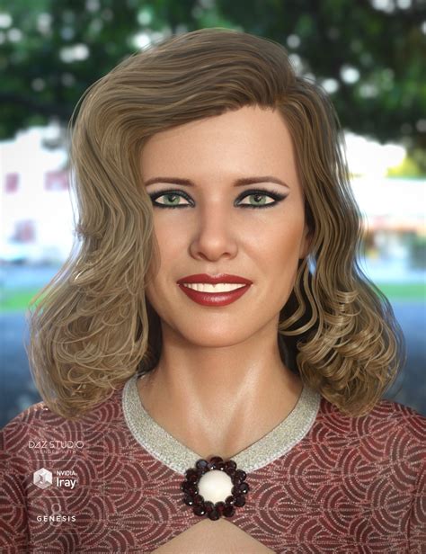 Lauren Hair For Genesis 3 And 8 Females Daz 3d