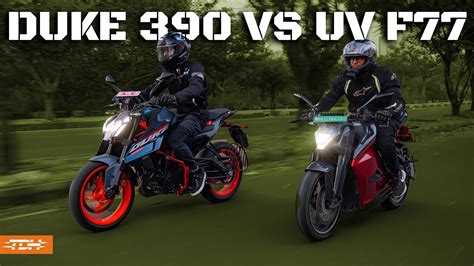 2024 KTM Duke 390 Vs Ultraviolette F77 Recon Battle Of The Tech Giants