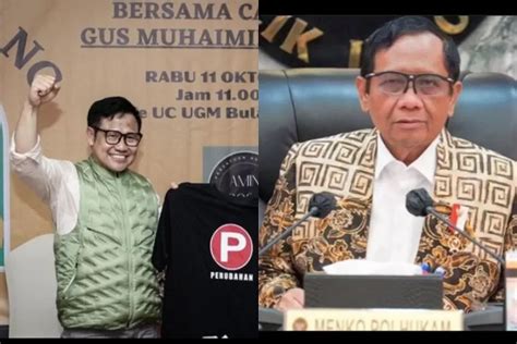 Ditunjuk Jadi Bakal Cawapres Harta Kekayaan Cak Imin Dan Mahfud