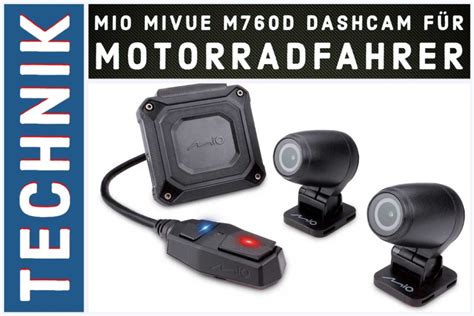 Mio MiVue M760D Dashcam für Motorradfahrer | Harleysite.de