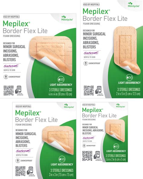 Wound Care For Me Mepilex® Border Flex Lite Molnlycke