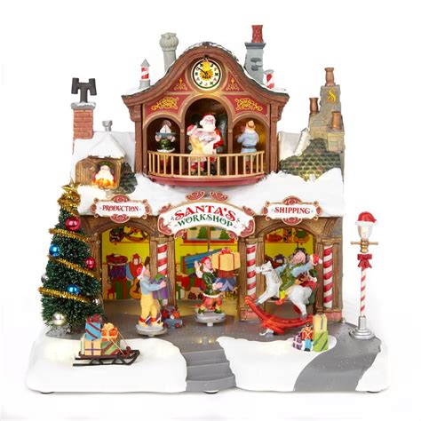 village lemax atelier du pere noel canadian tire