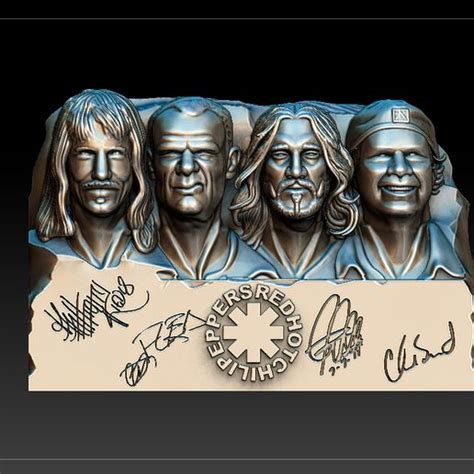 Red Hot Chilli Peppers Bust Stl File For D Printingcults