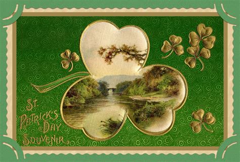 St Patricks Day Vintage Card Free Stock Photo Public Domain Pictures