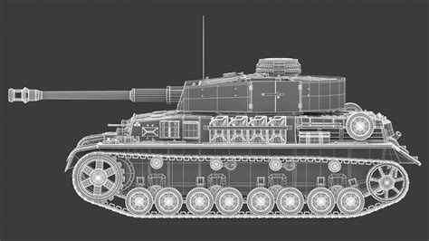 Panzer IV Medium Tank - 3D Model by frezzy