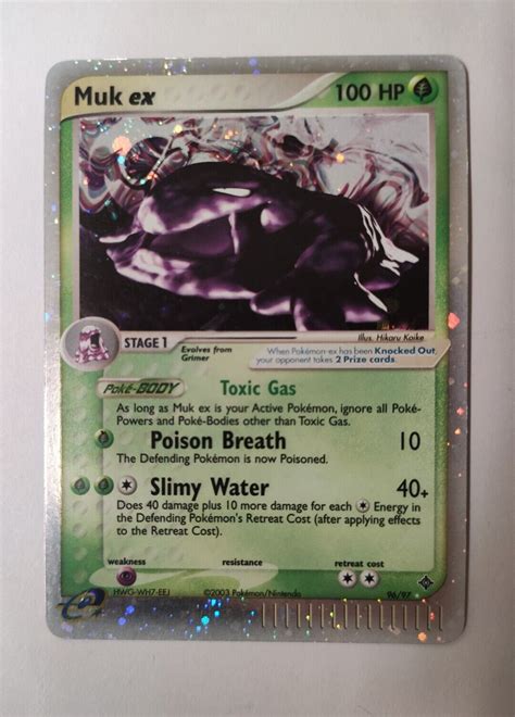 Pok Mon Tcg Muk Ex Dragon Holo Rare Ex Lp Nm Ebay